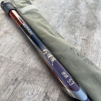 がまかつ がま渓流 MULTI FLEX 硬調 ５３ 釣り竿 渓流竿 釣竿 フィッシング 中古