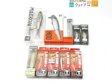 ジャッカル マエコン 180SF、ベトベト フー HOO 155F、RAPARA ラパラ カウントダウンエリート CDE75 等 計10点セット