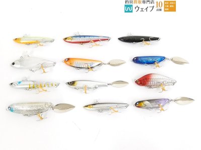 ダイワ モアザン シャロースピン74S、ブルーブルー シャルダス14、タックルハウス ローリングベイト 77 等 計12点 美品
