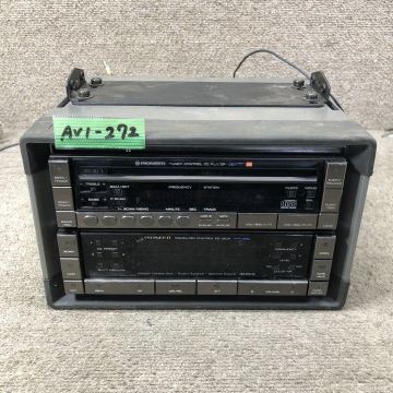AV1-272 激安 カーステレオ PIONEER DEX-77 KPX-888 CDプレーヤー カセットデッキ スペアナ グライコ 旧車 通電未確認 ジャンク