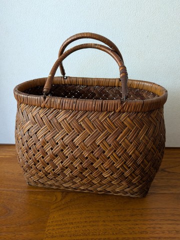 ビンテージバスケット 竹籠
