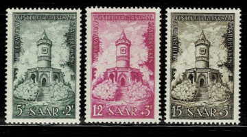 《ザール》1956年　ヴィンターベルクの塔　３種