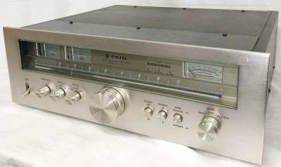 1円～　KT-9700 FMチューナー ジャンク Signal針振り切れ 背部端子加工 TRIO 修理用 部品取り　アダプター付き