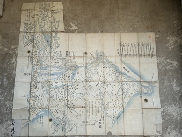 古地図　宝暦年号　常陸国　下総　武蔵　茨城　千葉