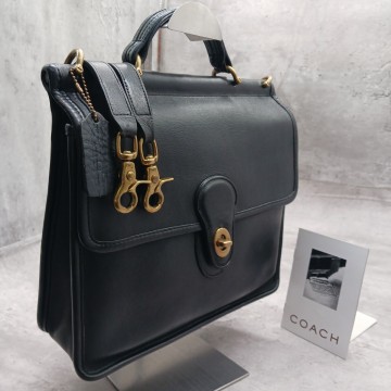 入手困難 希少 OLD COACH オールドコーチ 2way ショルダーバッグ レザー 9927 ブラック