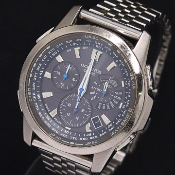 1円 カシオ オシアナス OCW-M700 電波ソーラー グレー文字盤 メンズ腕時計 0594000 1MGT MST