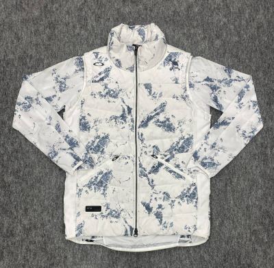 新品◇OAKLEY オークリーゴルフ◇M(JPN)◇Skull Transform Down Vest 2WAY ジャケット ＆ ダウンベスト◇撥水 防風 ダウン ストレッチ 軽量