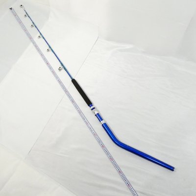 サキタカロッド ブルーナイトロ ローラーガイド 30Lb 釣り竿 ロッド Blue Nitro 30ポンド カジキ マグロ トローリング 中古■AC017s■