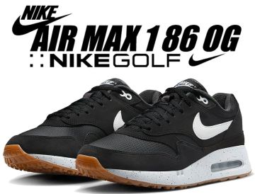 新品 26m ナイキ ゴルフシューズ エア マックス 1 '86 OG G AIR MAX ブラック 黒 白 アンスラサイト 箱付 未使用 正規品 DV1403-003