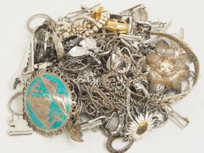 大量セット 銀 地金 つぶし 潰し SILVER 950 925 シルバー 刻印 まとめて 約420g 043