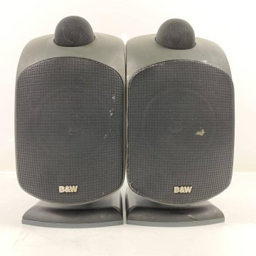 B&W LM 1 2way ペア セッティングフリー型 スピーカー 防磁設計 スタンド付き◆現状品