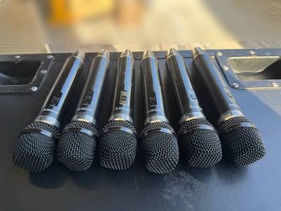 SONY B帯 ワイヤレスハンドマイク ６本　ピンマイク６本セット