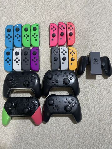 Nintendo Switch ジョイコン L8個 R6個プロコン 4個ジャンク