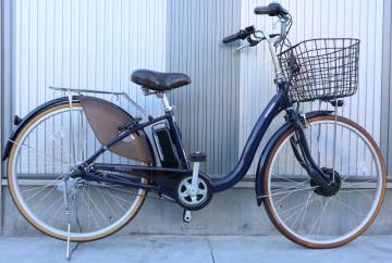 A1901 P 美品 ブリヂストン FRONTIA 電動アシスト自転車 26インチ バッテリー36V 6.0Ah 残量5点灯(5灯) 内装3段 ベルト駆動 充電器付き