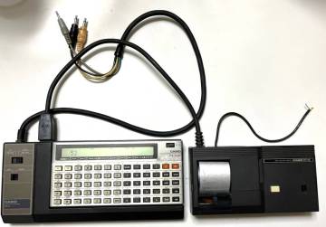ポケットコンピューターCASIO FX-702Pと周辺機器