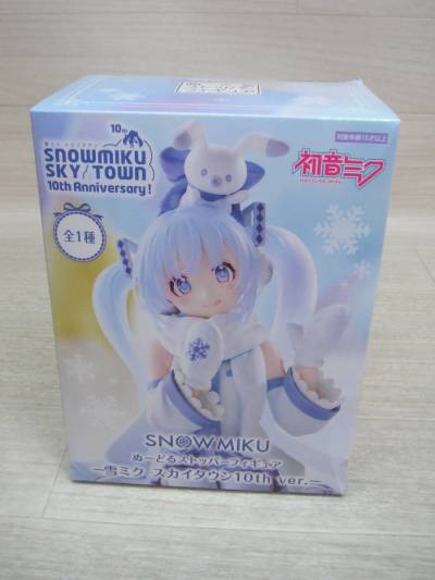 08/H576★初音ミク ぬーどるストッパーフィギュア-雪ミク スカイタウン10th ver.-★プライズ★未開封
