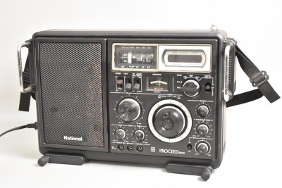 動作品 当時物 National ナショナル PROCEED プロシー RF-2800 BCL ラジオ MW SW FM 2800 松下電器 昭和 レトロ アンティーク S-715