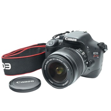 1円～ Canon キヤノン EOS Kiss X4 デジタル一眼レフカメラ ボディ + EF-S18-55mm F3.5-5.6 IS 標準ズームレンズ セット 電池付 K2601-t001