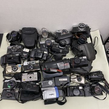 【G-6】 カメラ まとめ Canon キャノン Nikon ニコン OLYMPUS オリンパス PENTAX ペンタックスなど ジャンク 動作未確認