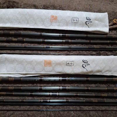 中古品 ダイワ 兆 15尺と17尺 2本セット ヘラ竿