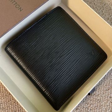 一円　美品 エピ LOUIS ルイヴィトン VUITTON ポルトフォイユ ポルトフォイユ ウォレット 財布 二つ折り 二つ折り財布