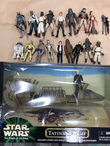 スターウォーズ タトゥイーン・スキッフ　+フィギュア　オールドケナー　　ジャンク