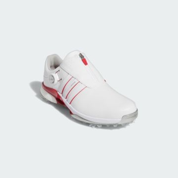 ・スピード発送 新品未使用 adidas Golf 防水スパイク ゴルフシューズ IE3368(White/Scarlet)２７．０ＣＭ Tour360 BOA 24