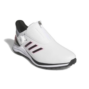・スピード発送 新品未使用 adidas Golf(アディダスゴルフ) Solarmotion BOA 24 スパイクレス式 ID8595(White/Black/Pink)２６．５ＣＭ