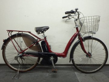 中古電動アシスト自転車 １円売切り!!機関良好 ヤマハ　PASラフィーニ　 【大阪・兵庫・京都・奈良】は送料3800円でお届け!!