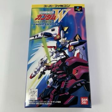 【超極美品】スーパーファミコン 新機動戦記 ガンダムW SFC 箱艶抜群 箱感色味超良好 傷スレ極小