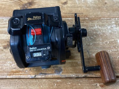 【YZ-0411】Daiwa/ダイワ 棚 TANA ハンター HUNTER 船釣り用手動リール SS-50 リール釣り具/フィッシング 現状品 同梱可【千円市場】