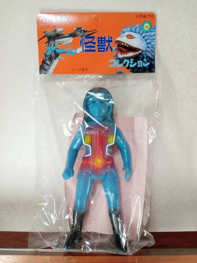 【 新品未開封品 】　ベアモデル　ゴース星人　第１期　ソフビ人形　　検：マルサン　ブルマァク　ポピー　マーミット　怪獣郷　M１号