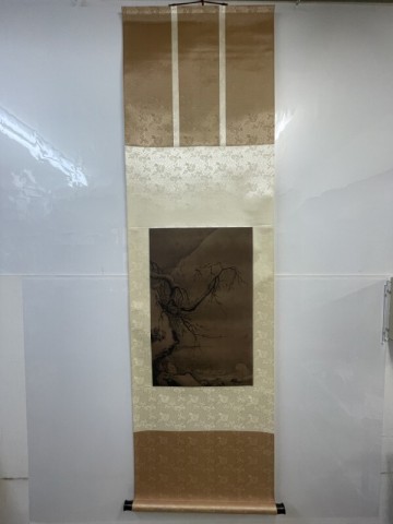 BC565「複製 宋 馬遠 雪灘双鷺図1本 二玄社 絹本 本紙約58.5cmx37cm 【着払】(検骨董書画掛軸巻物拓本金石拓本法帖工芸漢籍書道中国)