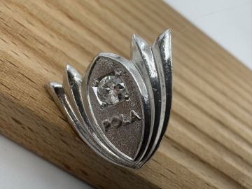 【0419】POLA ピンブローチ　585 刻印あり　K14 3g ヴィンテージ アクセサリー