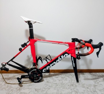 【高級パーツ多数】Cervlo（サーヴェロ） ロードバイク フレームセット＋豪華コンポ ロードバイク カーボンフレーム