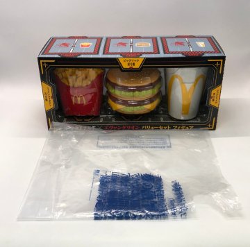 ☆未使用品☆ マクドナルド &times; エヴァンゲリオン マック エヴァ コラボ バリューセット フィギュア 初号機 零号機 弐号機 [323-0113-M1]