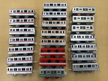 nA 80 地下鉄 東京メトロ プラレール 車両 ジャンク セット 日比谷線/副都心線/有楽町線/丸の内線/千代田線/半蔵門線 など 現状品