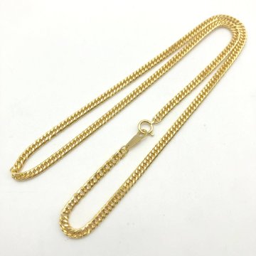 2619 [APRE] 純金 喜平 ネックレス K24 W6面 45cm 約18g キヘイ チェーン ダブル 6面 造幣局検定マーク 日本製【0924】