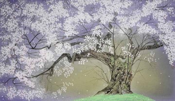 ■中島千波 【深幽山桜】 シルクスクリーン 直筆サイン 印章有り エディション有り