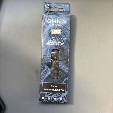 A092 b924 Shimano CN-HG73　114L　LX SHIMANO 105 中古未使用品　送:60