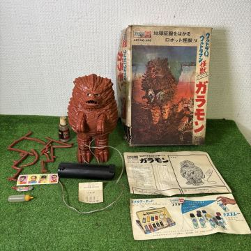 a103 マルサン　電動怪獣ガラモン　プラモデル　ウルトラＱ ウルトラQ ウルトラマン シリーズ　○ SAN 本体美品　現状品　送:100