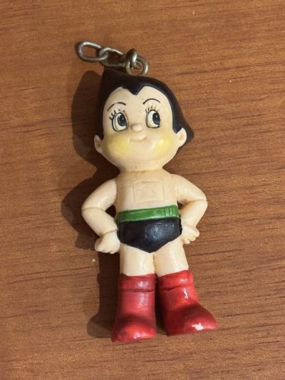 破損あり☆手塚治虫☆鉄腕アトム☆ソフビ☆キーホルダー