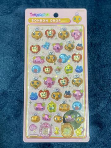 [国内正規品][送料無料][1円スタート]ボンボンドロップシール 2種類 たまごっち シール ボンドロ ステッカー みみっち めめっち