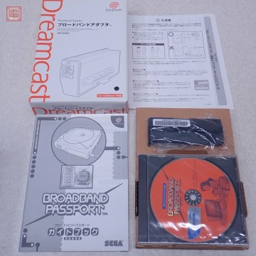 DC ドリームキャスト ドリキャス ブロードバンドアダプタ HIT-0401 黒 セガ SEGA 箱説付【10