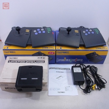 1円〜 カプコン/CAPCOM CPSチェンジャー カプコン・パワー・システム・チェンジャー CPSファイター2個付 動作確認済【SD