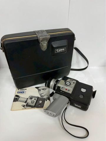 ○ Canon キャノン 518 SV フィルムカメラ シングル8 AUTO ZOOM Single-8(NK1-112)