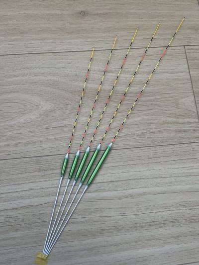 カヤ浮き　チョーチンセット　抜きセット　など　グラスムクトップ　5本セット へら浮き