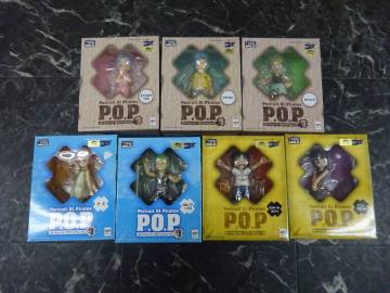 【P.O.P 幼年期まとめセット】 ルフィ ゾロ ナミ ロビン ウソップ フランキー ビビ 未開封 / Portrait.Of.Pirates ワンピース