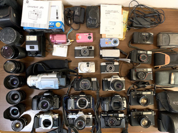【AH-21】カメラおまとめ　Canon　MINOLTA　PENTAX　Nikon　OLYMPUS　Panasonic　FUJIFILM　SONY　YASHICA　RICOH　SIGMA他　現状品