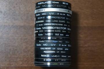 ◆説明必読◆★特価☆【180円/枚】[52mm] Kenko HAKUBA marumi SONY等 PROTECTOR UV系フィルター
